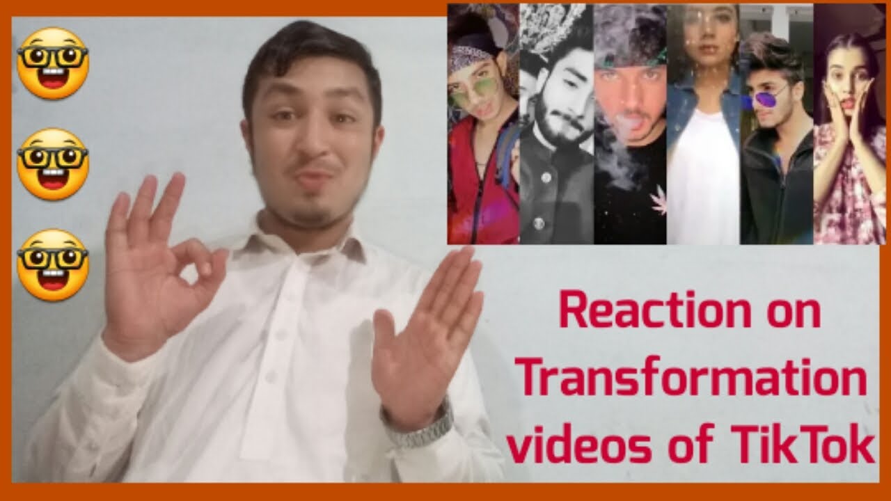KING REACTIONS React to transformation videos of Pakistani #TikTokers