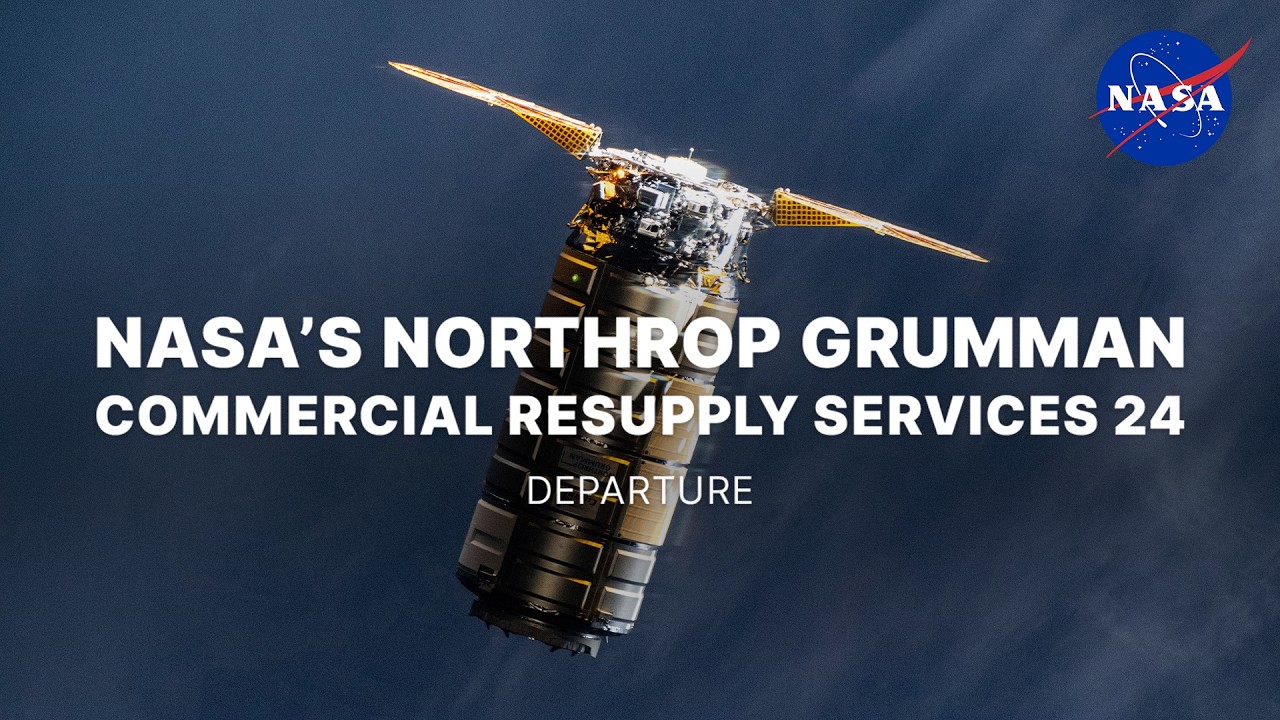 Отстыковка грузового корабля Northrop Grumman по программе NASA Commercial Resupply Services 24