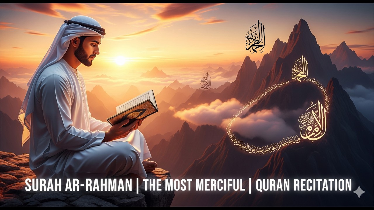 🔴 Surah Ar Rahman Beautiful Recitation | Heart Soothing ,baby deep Sleep, Stress relif II QURAN LINE