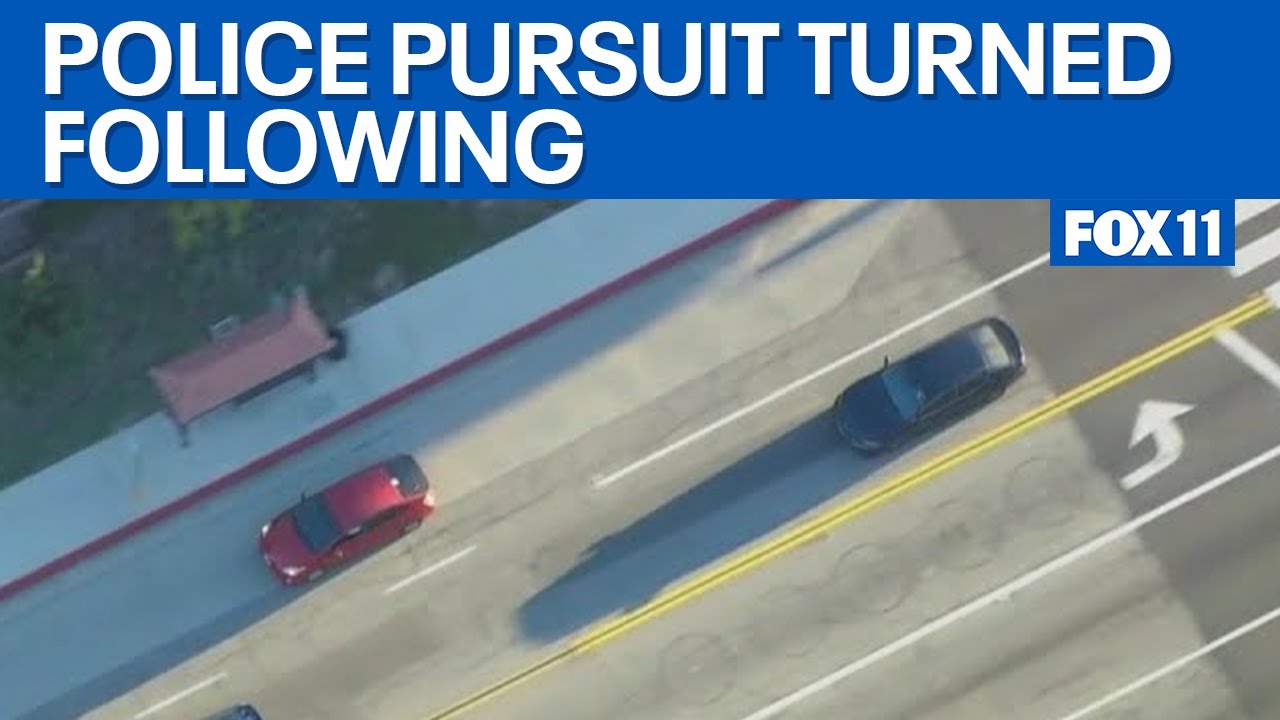 Police pursuit in LA's San Gabriel Valley  | FOX 11 LA