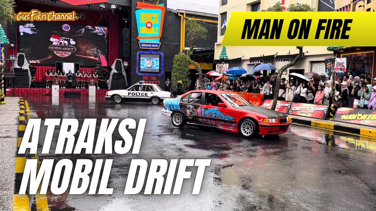 ATRAKSI MOBIL DRIFT &ldquo;MAN ON FIRE&rdquo; || MUSEUM ANGKUT 2025