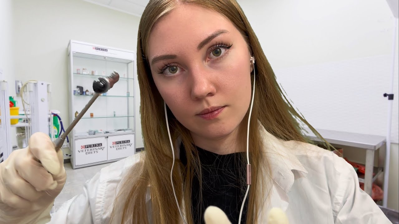 Медицинский осмотр ASMR перед операцией | Осмотр врача для релаксации и сна