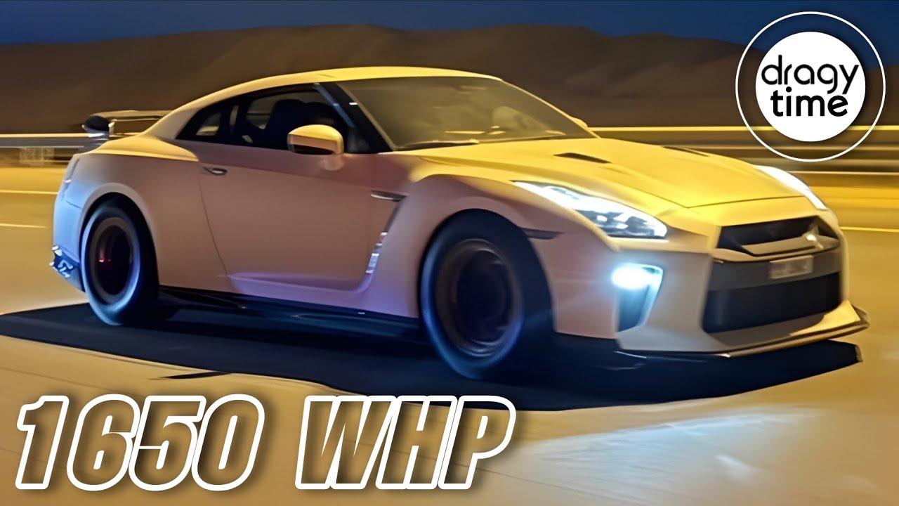 1650 WHP Nissan GT-R R35 | Extreme fast acceleration from 100-200 200-300 Km/h & 60-130 100-200 mph 