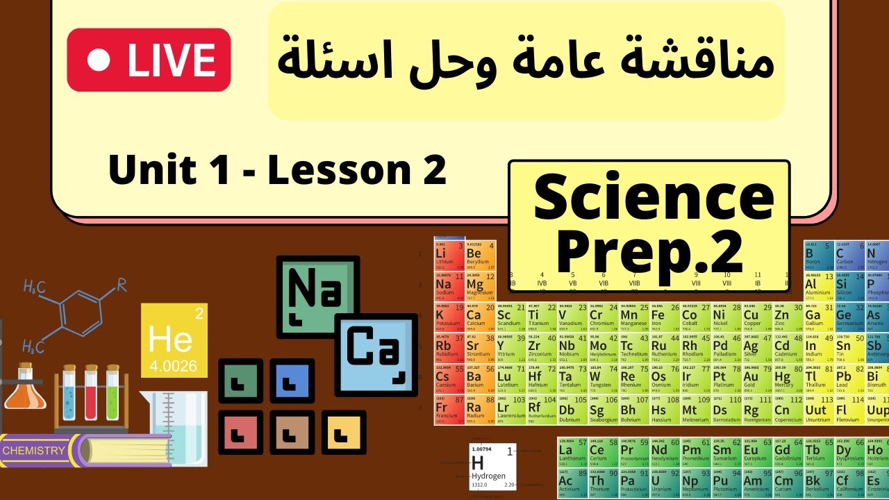 Prep.2 | Science | Live | General discussion | Unit 1 - Lesson 2