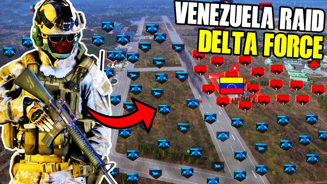 I built US DELTA FORCE Raid on VENEZUELA in Modern BATTLE SIMULATOR! - Broken Arrow