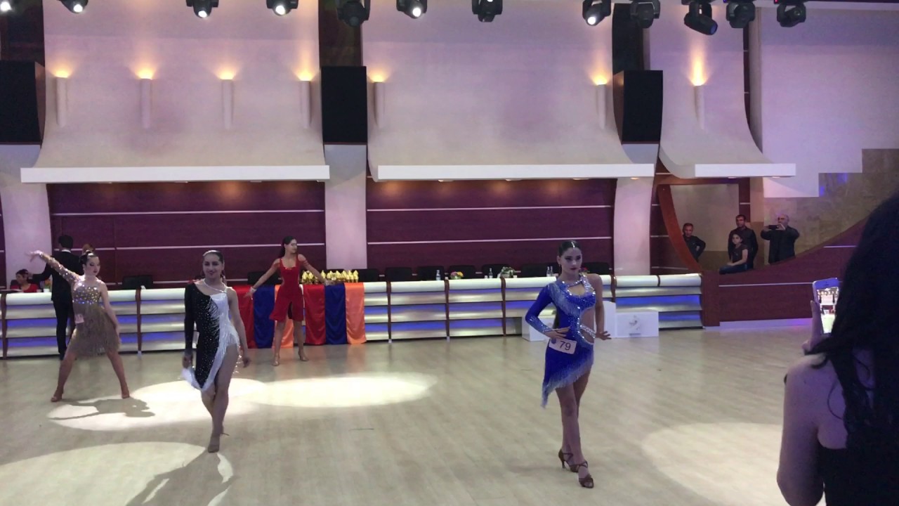 Ana Sartania - Samba, Cha cha cha - Armenian Open 2017