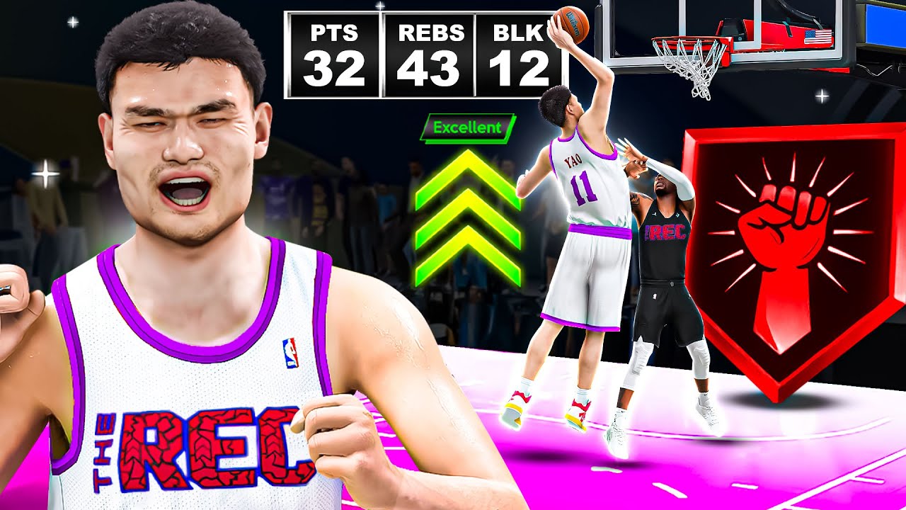 7’6 ЯО МИН СТРОИТ + 99 ДАНК СТОЯ НЕОСТАНОВИМ В СЛУЧАЙНОЙ ПОЛЕТНЕ (NBA 2K25)