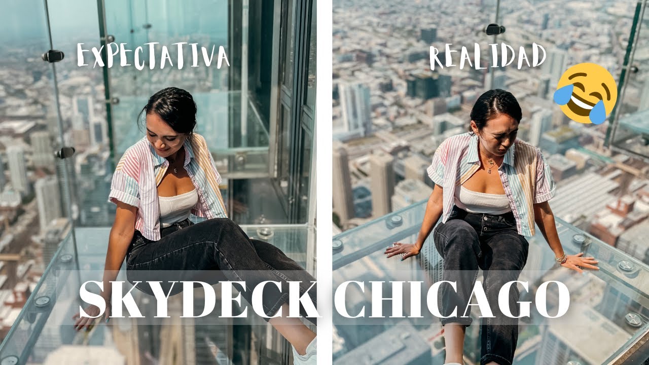 SUBIMOS AL EDIFICIO MÁS ALTO DE CHICAGO Y ESTO PASÓ 🤦🏻‍♀️ | SKYDECK CHICAGO - WILLIS TOWER