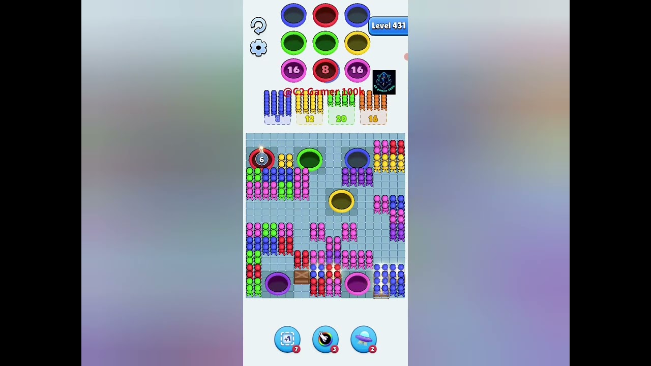 Hole People level 431 walkthrough solution