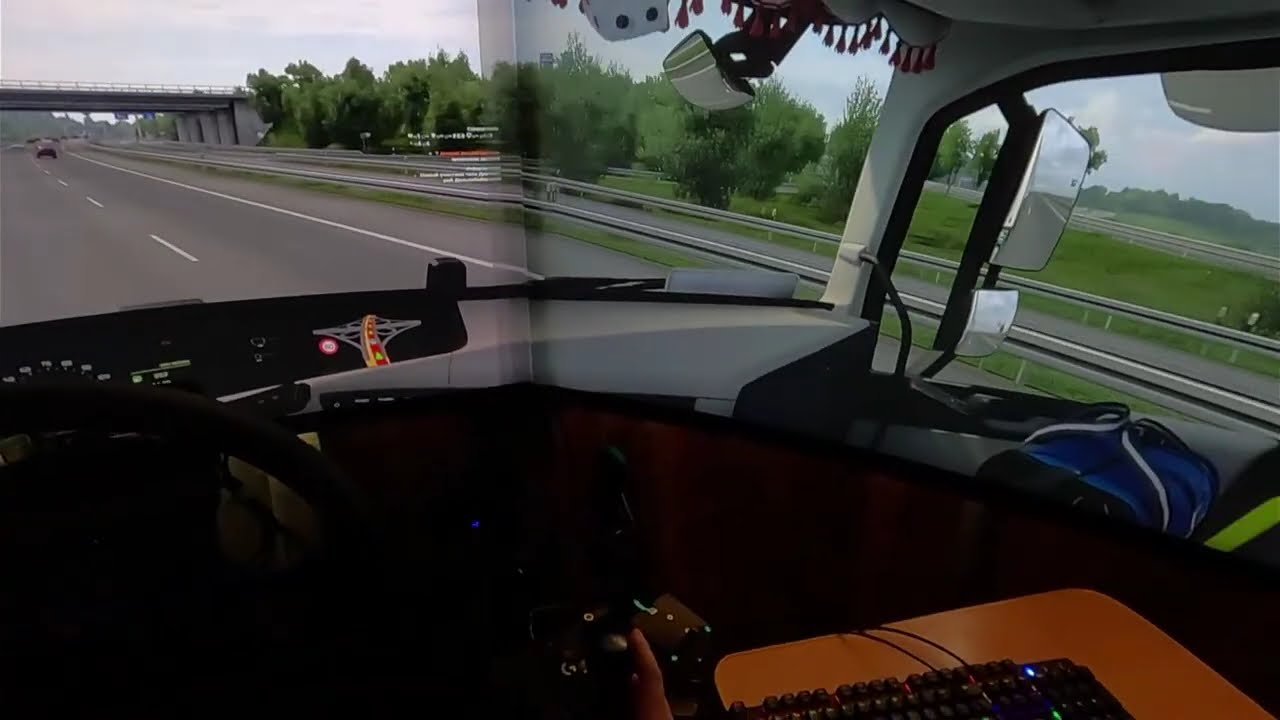 Euro Truck Simulator 2     GOPRO   TRIPLE SCREEN