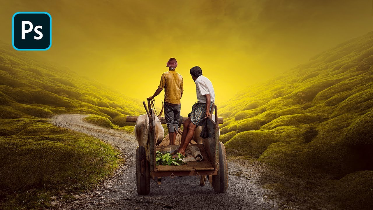Compositing Village Photo Manipulation - Photoshop Tutorial