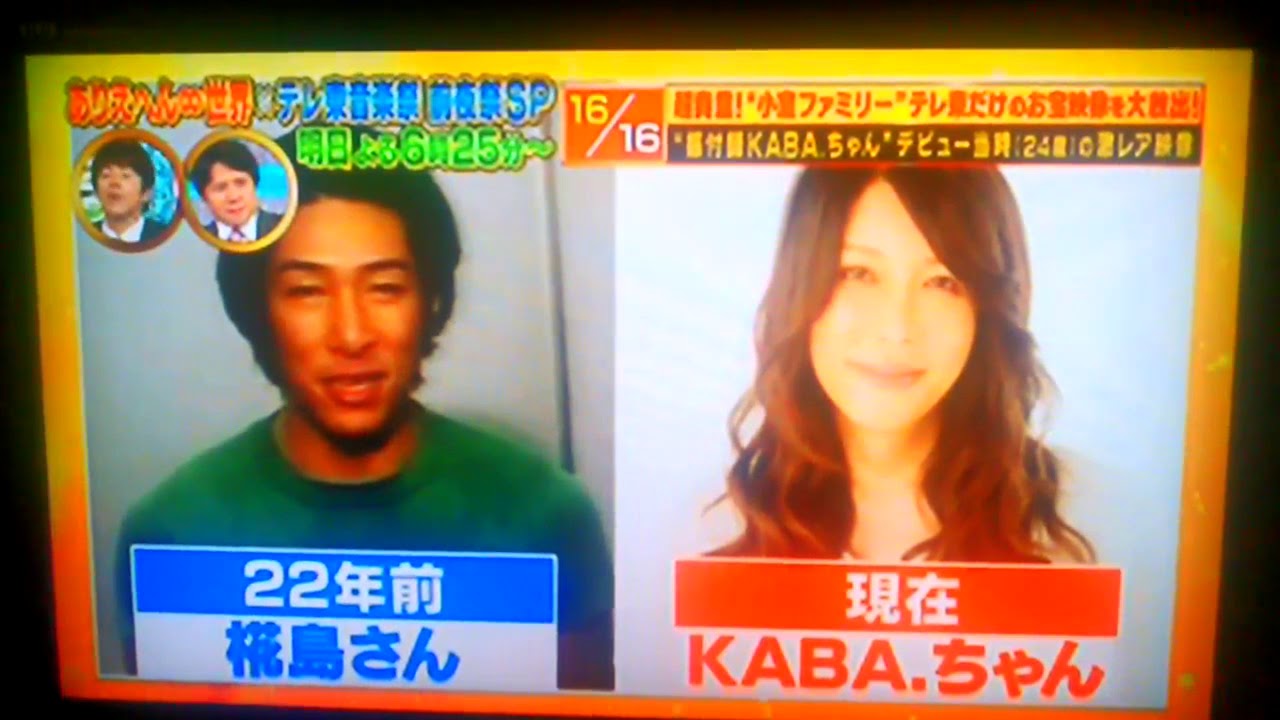 KABAちゃん男性(小室ファミリーdos)時代の映像