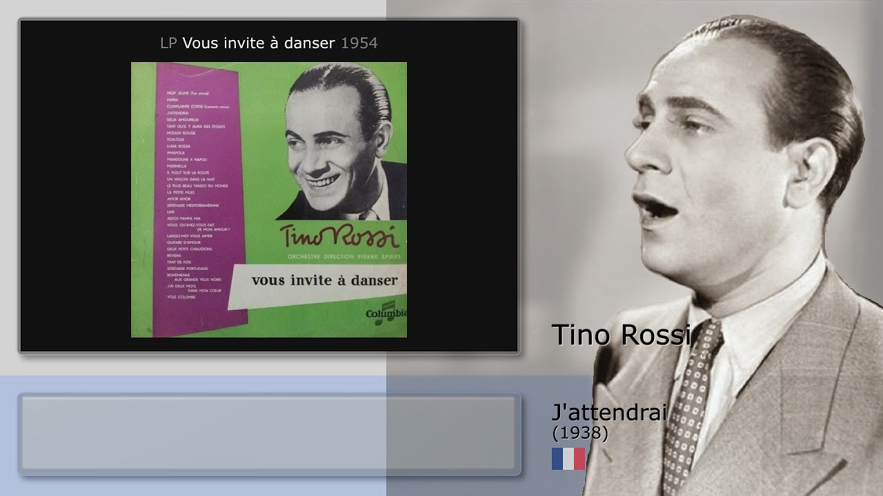 Tino Rossi - J'attendrai (1938) subtitled