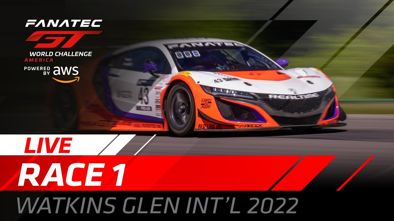 LIVE | Race 1 | Watkins Glen 2022 | Fanatec GT World Challenge America Powered by AWS