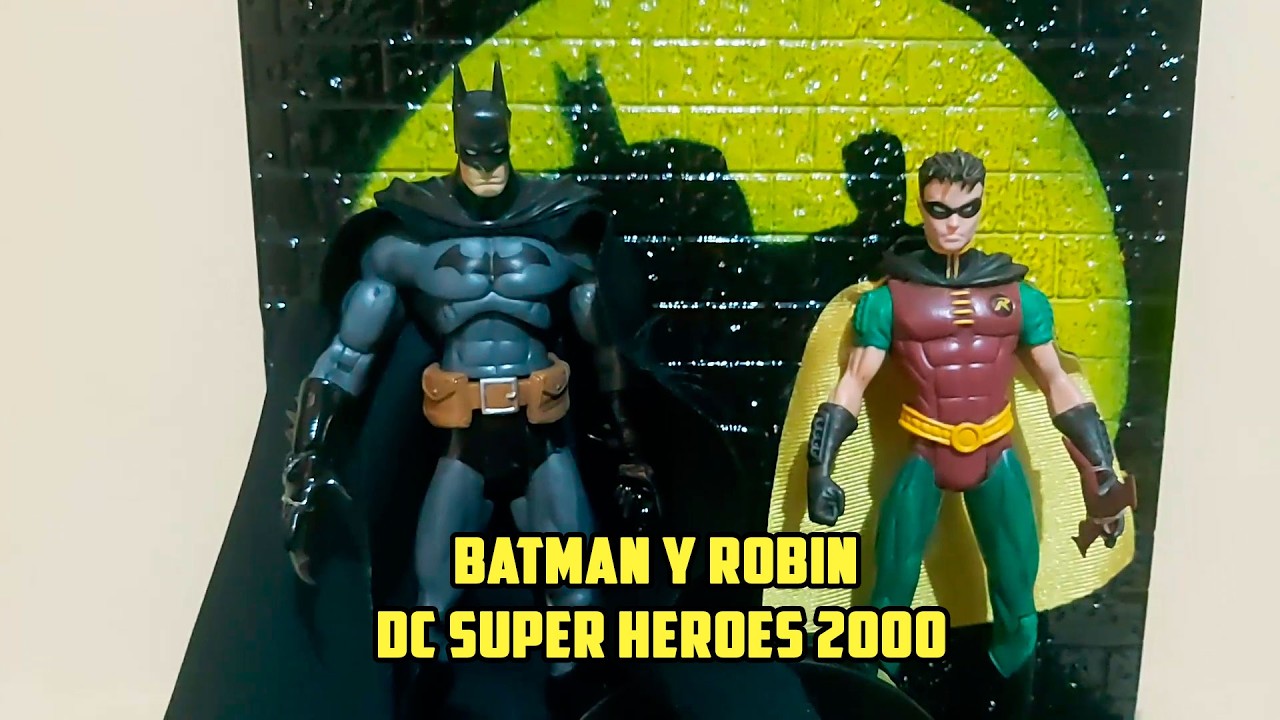 UNBOXING BATMAN Y ROBIN DC SUPER HEROES MATTEL 2000