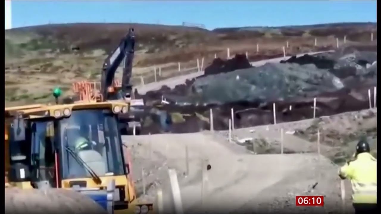 Weather Events - Landslide at a wind farm (quite dramatic - no injuries) (UK) - UK News - 9/May/2024