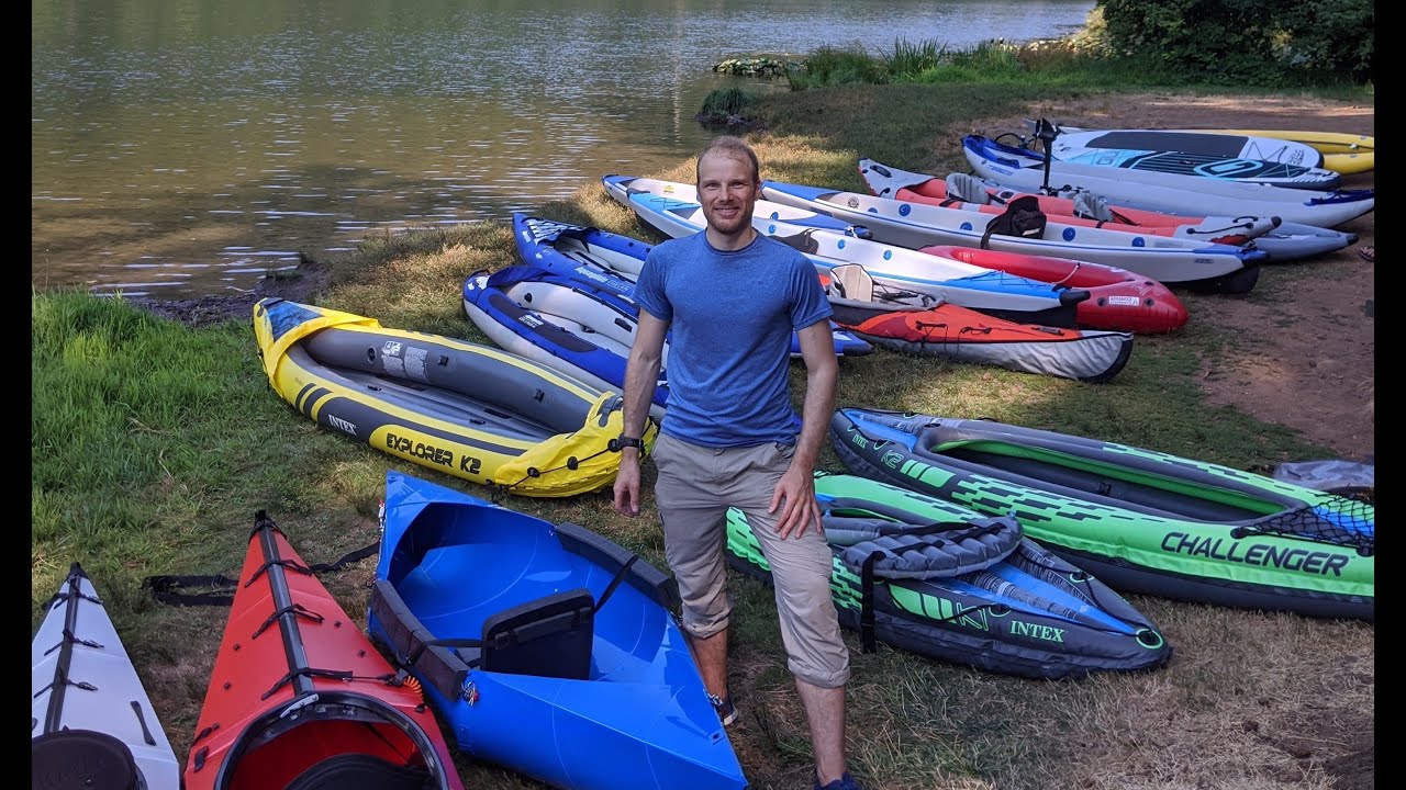 Comparing speeds of 20 inflatable kayaks + more