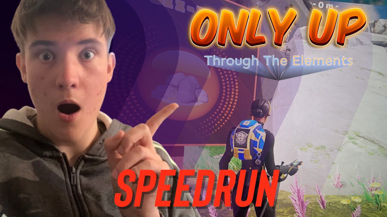 Speedrunning my own Fortnite Only Up map!