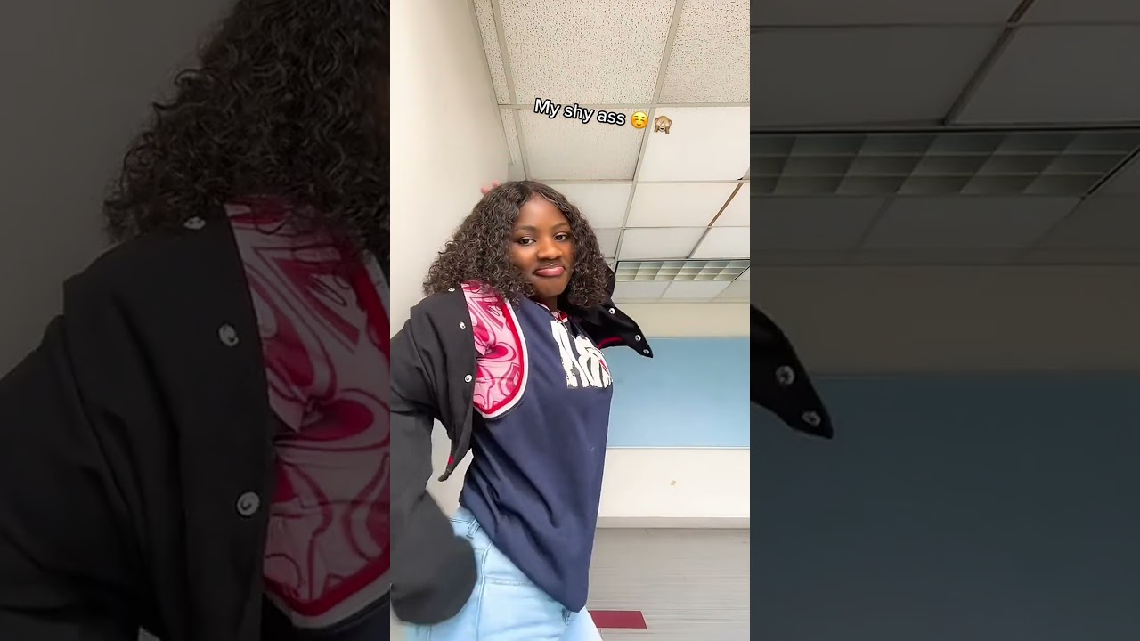 Shy reaction to dancing for bae#shygirl #dance #bae #funny