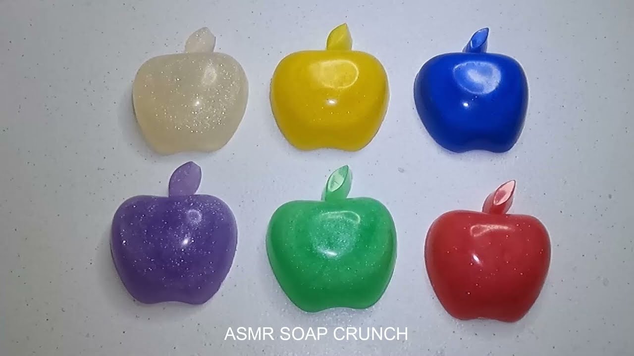 SOFT Glycerin Soap Cutting ASMR Satisfying Sounds No Talking