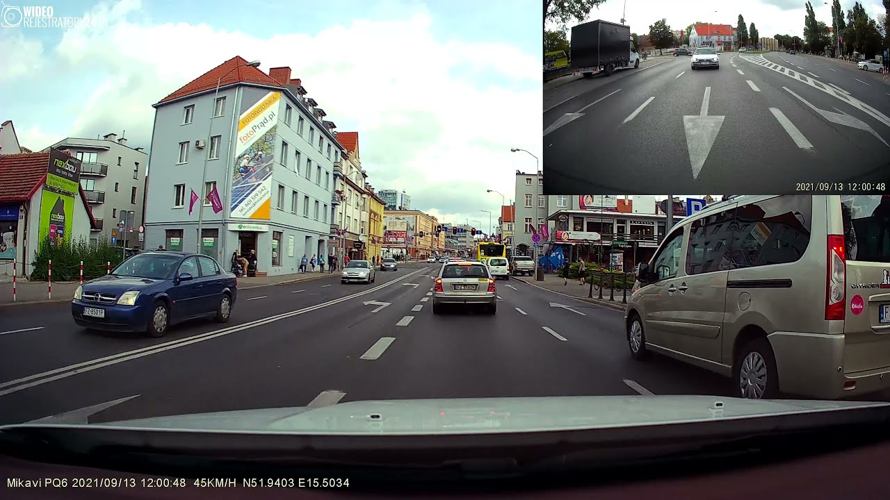 Kamera samochodowa Mikavi PQ6 3CH road test @2.5k 30fps