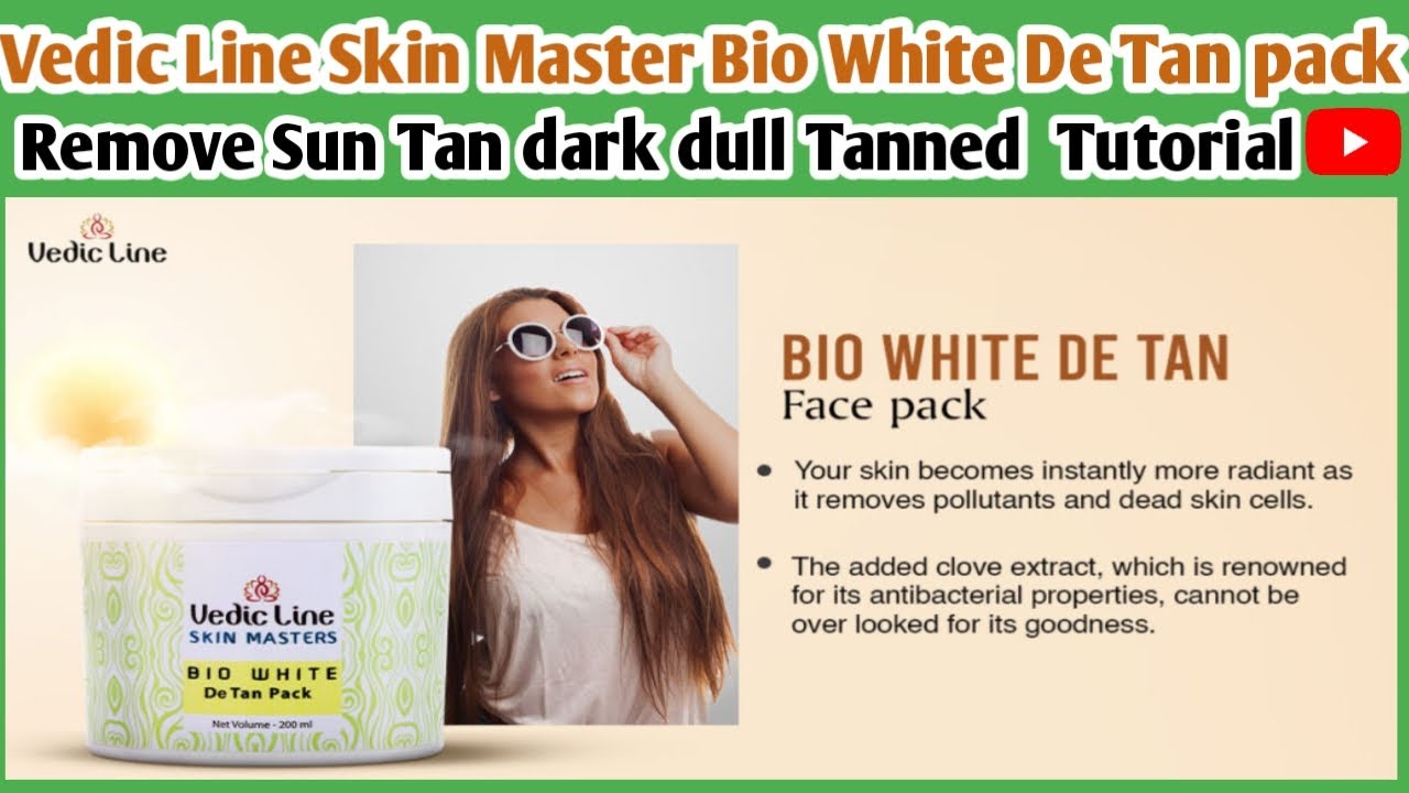 🌞💆‍♀️ Remove Sun Tan & Dark Patches | Bio White De Tan Pack Tutorial | Bright Skin in Minutes 💖