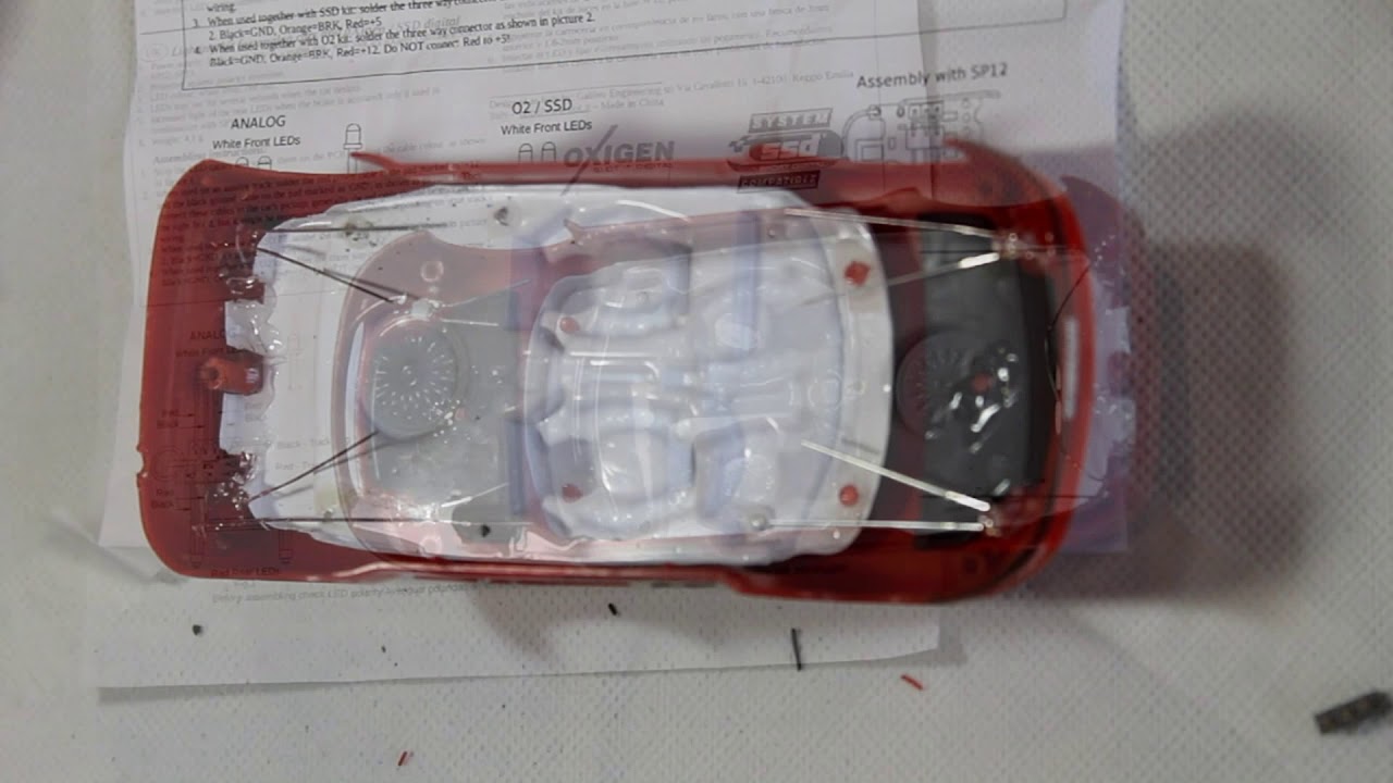 54-Colocar kit luces slot it en coche scalextric