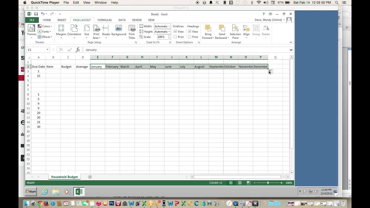 How to Scale Width to 1 Page For a Worksheet in Excel 2013