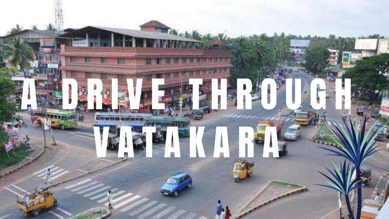 Vadakara . A typical town in north Kerala| India | beautiful Indian Village Roads |