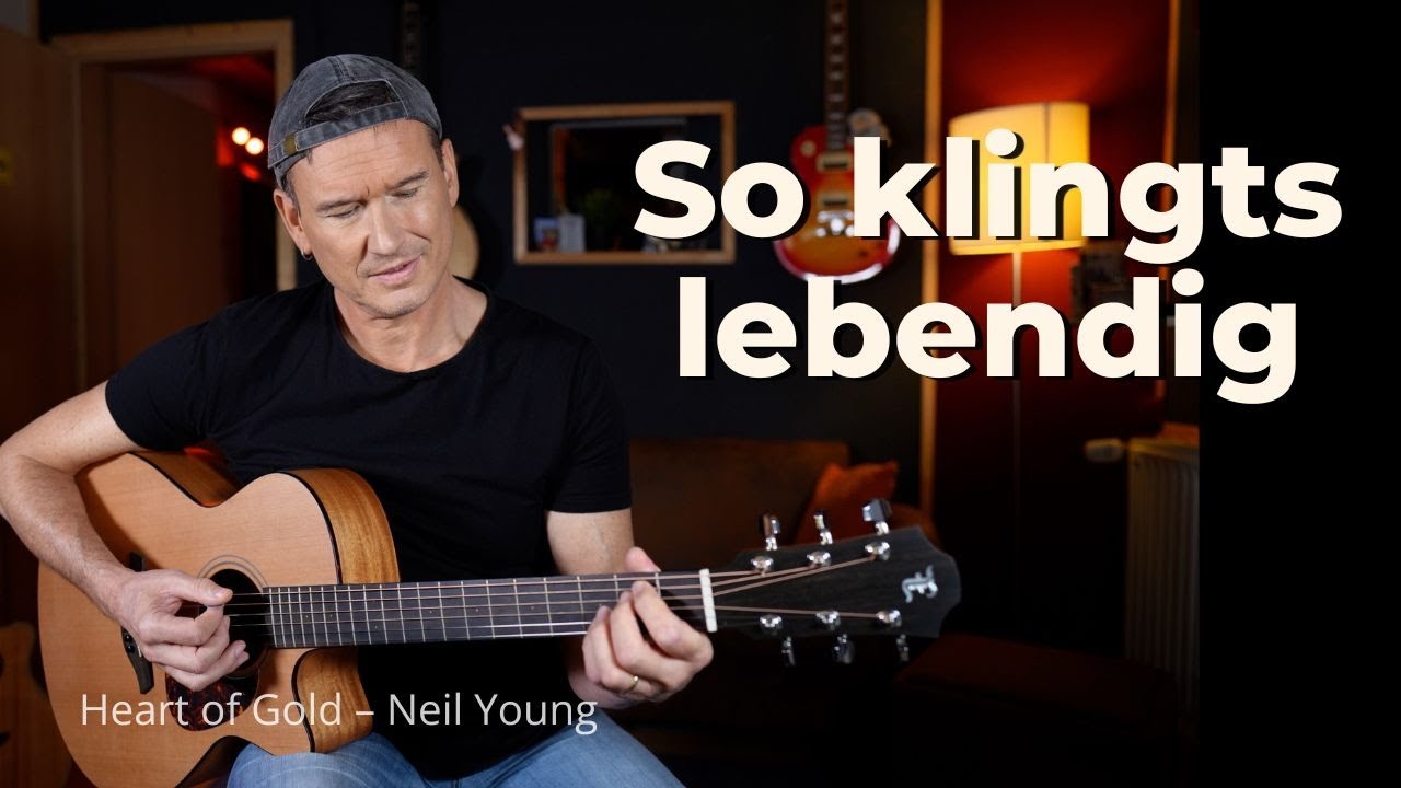 Heart of Gold (Neil Young) auf Gitarre spielen & variieren lernen