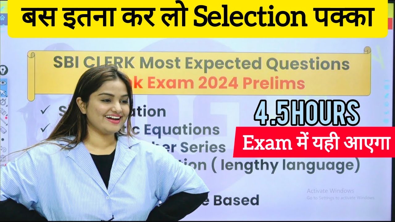 🔥 SBI Clerk 2024 Most Expected Questions | DI, Arithmetic & Number System | Minakshi Varshney