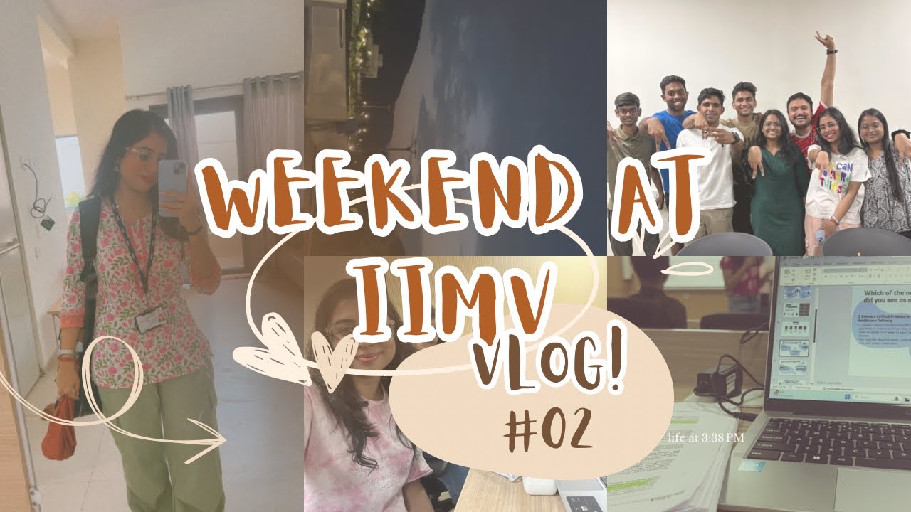 A weekend at IIM Visakhapatnam | MBA life | Vlog-02