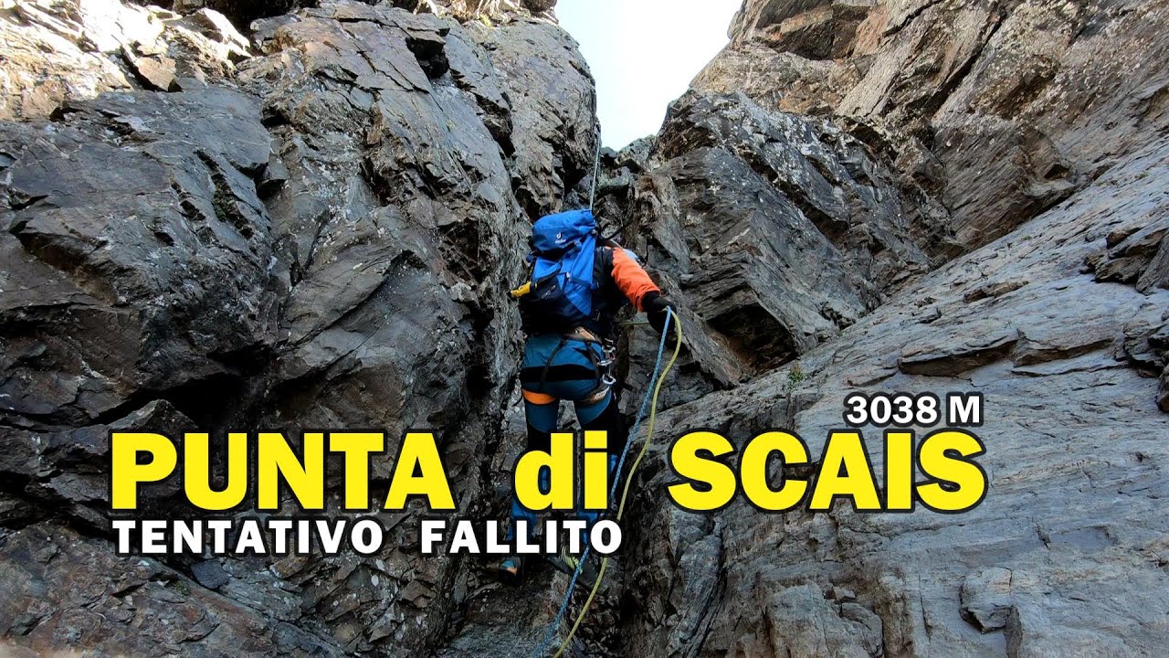 Punta di Scais m.3038 - Tentativo fallito