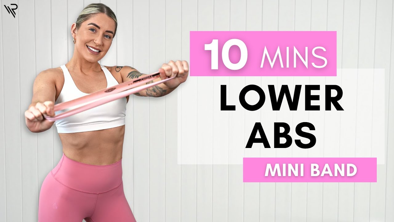 10 Minute Lower ABS Mini Band Workout