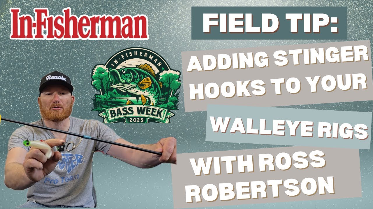 You SHOULD BE Adding Stinger Hooks to your Walleye Jigs