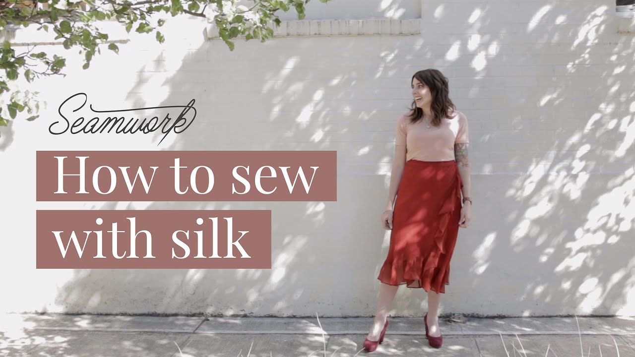 How to Sew With Silk - Tutorial - Sewing tips for working with tricky fabric