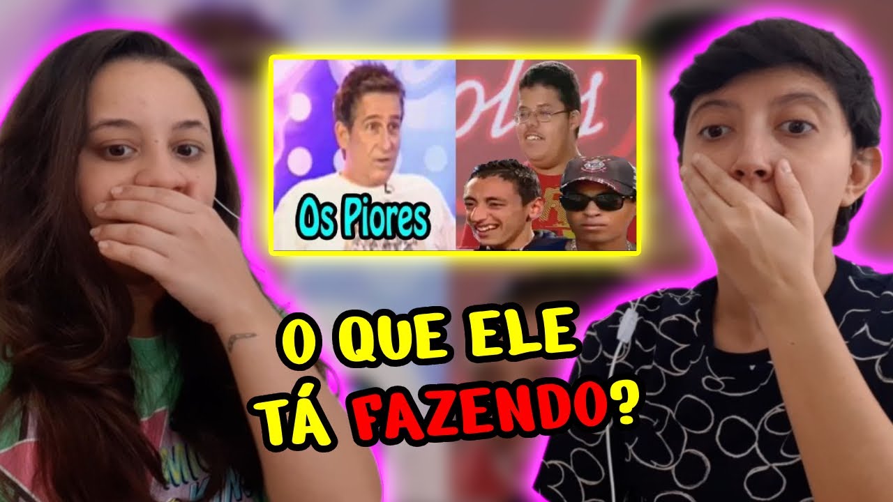 REACT OS PIORES CANDIDATOS EM SHOW DE TALENTOS DE TODOS OS TEMPOS | FALA DE TUDO