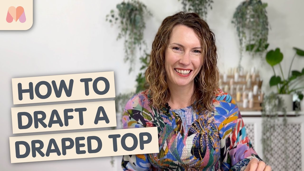How to Pattern Draft | Tops | How to Draft a Draped Top