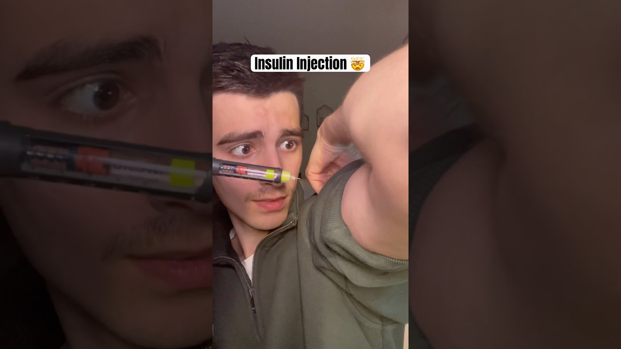 I must inject insulin every day 🤯 #diabetes #t1d #t1 #insulin #insulininjections #diabetic