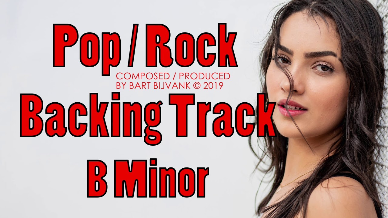 Pop/Rock  Backing Track B Minor   Simple Wide Track with some 80ties Vibe