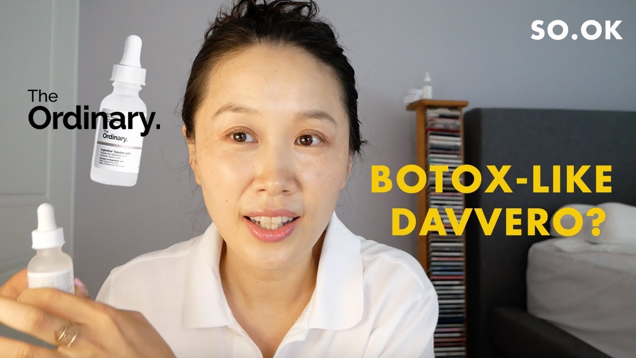 ANTI-RUGHE, Botulino?NO!  è ARGIRELINE e I PEPTIDI di The Ordinary | SO.OK