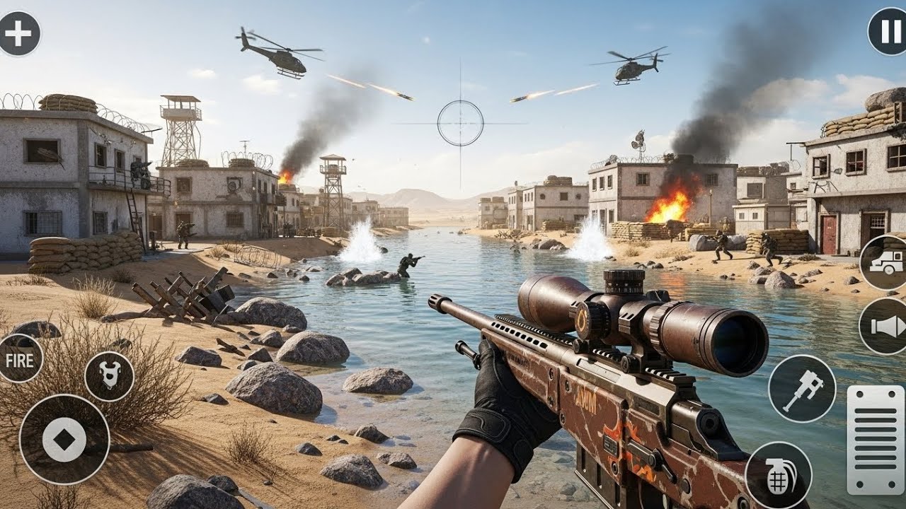 Gun Strike FPS Shooting Game - Banduk Wala Goli Wala Game - Android GamePlay