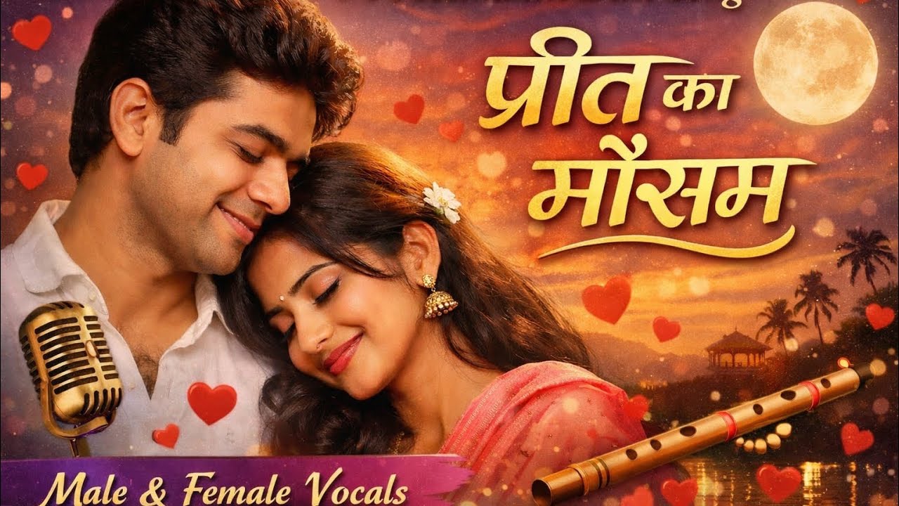 प्रीत का मौसम | 90’s Bollywood Romantic Duet Song | Retro Love Song | Male Female Vocals