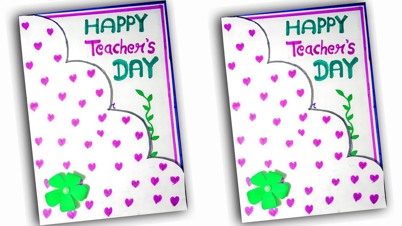 🎁The CUTEST 🎁 Handmade 🎁Teacher's Day Card Ideas