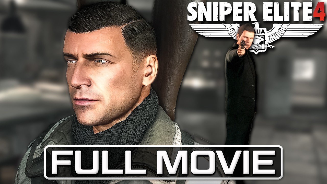 SNIPER ELITE 4 Full Movie (All Cutscenes 4K Cinematic)