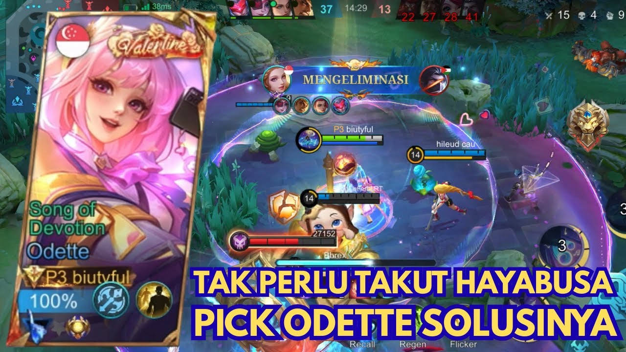 TIDAK PERLU BAN HAYABUSA ❌ PICK ODETTE ✅ HAYABUSA GA DIKASIH MAIN ‼️ #MLBBGoldenMonth #MLBBCreator