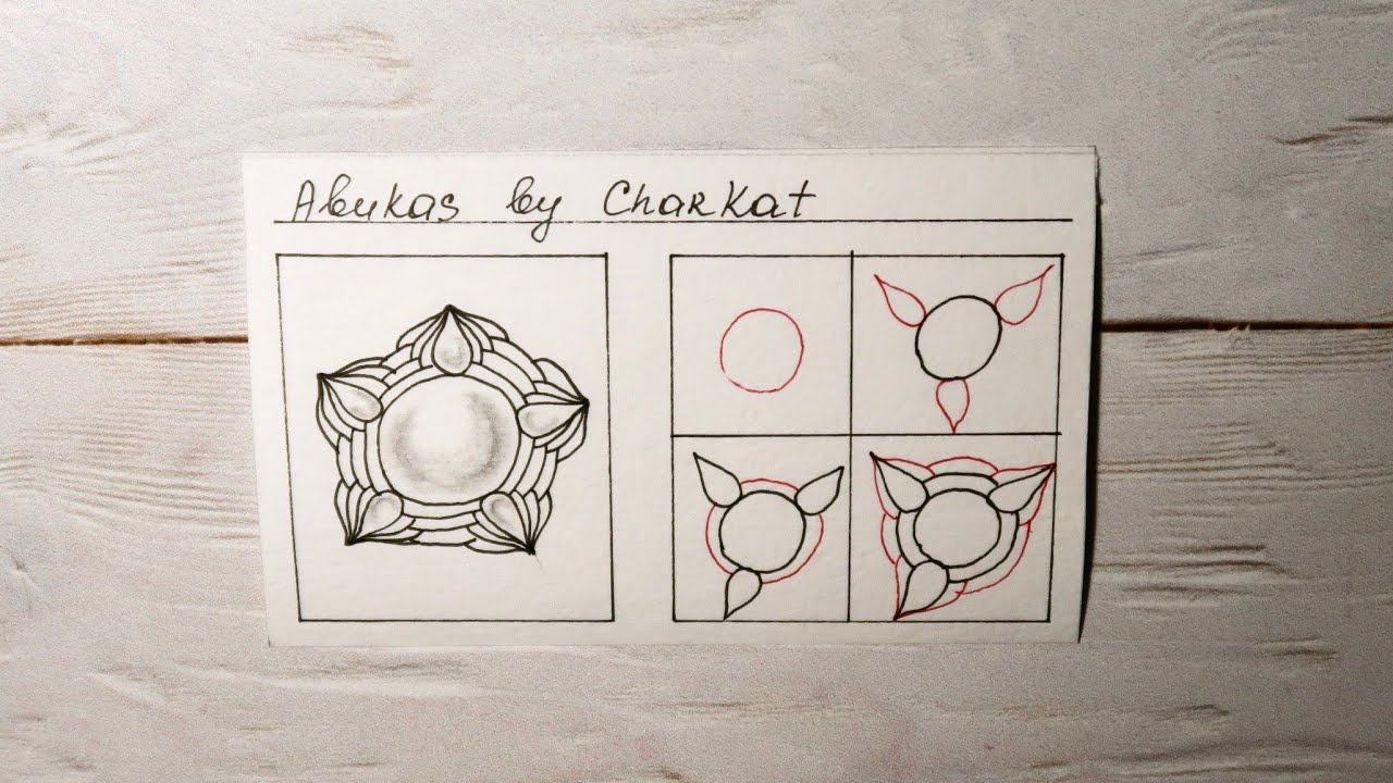 ABUKAS BY CHARKAT || Zentangle