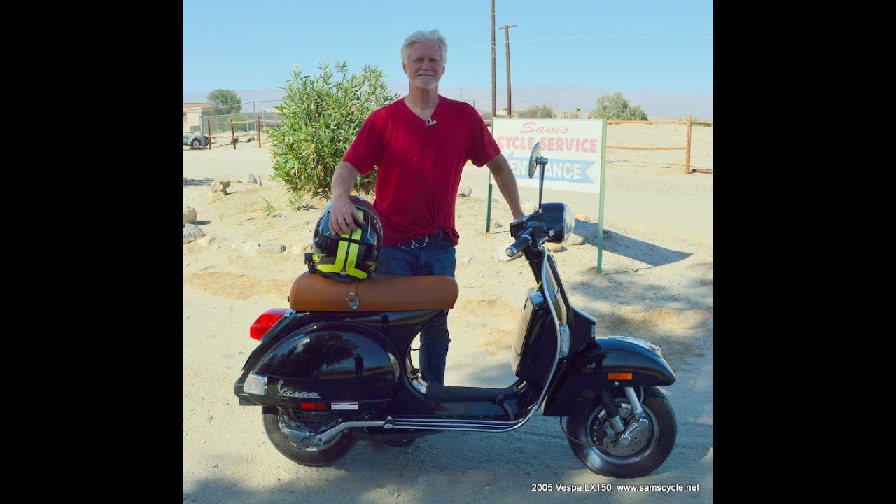 2005 Vespa PX150 low miles 1 owner for sale www.samscycle.net