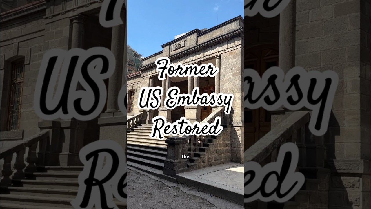 Внутри отреставрированного бывшего посольства США в Эфиопии #лучшийадрес #эфиопия #историческиеме...