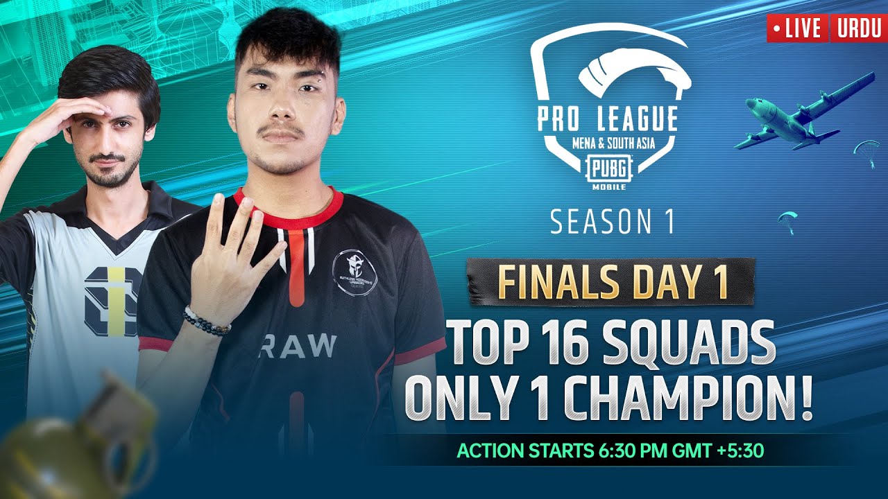 [URDU] PMPL MENA & South Asia Championship S1 Finals Day 1 | Top 16 Squads, Only 1 Champion!